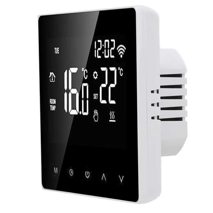 Termostato Intelligente WiFi ME81H Per Riscaldamento A Pavimento - Touch Screen LCD 5-90°C, Compatibile Alexa E Google Home, 3A - 2