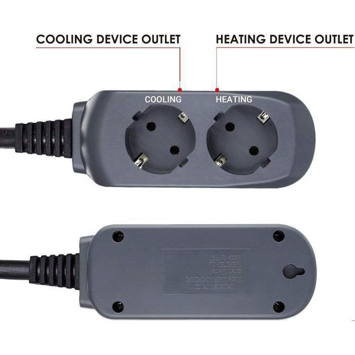 Régulateur De Température Inkbird ITC-308S - Prise Thermostat Numérique - Sonde NTC - Chauffage/Refroidissement 220V