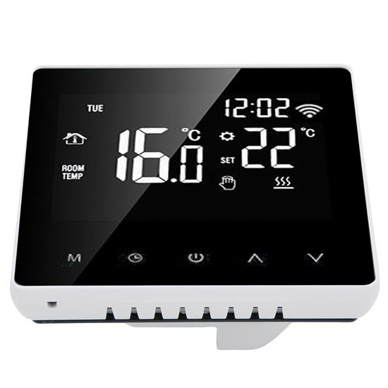 Termostato Intelligente WiFi ME81H Per Riscaldamento A Pavimento - Touch Screen LCD 5-90°C, Compatibile Alexa E Google Home, 3A - 6