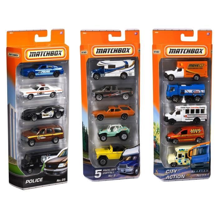 5 voitures Matchbox miniatures - Ressourcerie Histoires Sans Fin
