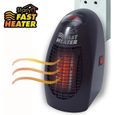 Chauffage Express Malin - Fast Heater - Noir - Adulte - Ecran LED numérique / température réglable 400W-0