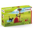 SCHLEICH - Playset Divertissement pour chats mignons - Multicolore - Farm World - Pour enfants à partir de 3 ans-0