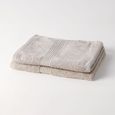 TODAY Essential - Lot de 2 serviettes de toilette 50x90 cm 100% Coton coloris dune-0