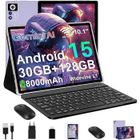 ZIOVO 10.1" Tablette Android 15 - 30GB RAM + 128GB (extensible à 512TB) - 8000 mAh - Widevine L1 - 2-en-1 Violet