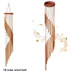 ZGKWL Carillons éoliens Nordiques en métal, Cloches à vent faites à la main 18 Tubes, Ornement de Jardin Cour Patio Décoration Maison 90cm