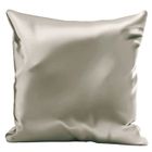 LINNEA Taie d'oreiller microfibre réversible satin 60x60 cm HOSANA doré