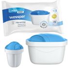 10x WESSPER® AQUAMAX Sport Cartouches filtrantes compatible avec Brita MAXTRA, Dafi UNIMAX, Aquaphor MAXFOR
