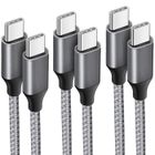 YIOU Lot-3 Câble USB-C pour iPhone 16, 16 Plus, 16 Pro, 16 Pro Max, iPhone 15, 15 Plus - Câble USB-C vers USB-C Nylon Tressé 1M Gris