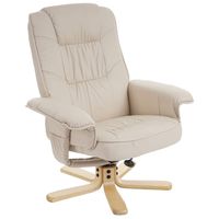 Fauteuil relax - [MARQUE] - FAL04029 - Beige - Simili