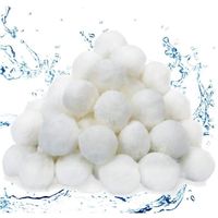 Balles de filtration pour piscine Wolketon - 700 g - Blanc