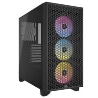 Boitier PC - CORSAIR - 3000D RGB AIRFLOW - ATX Moyen-tour - 3 ventilateurs AR120 RGB - Noir - (CC-9011255-WW)