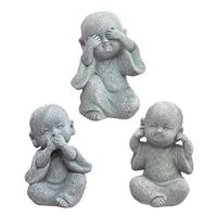 Baby Moine Bouddha Statue Petite Figurine Moine Décor