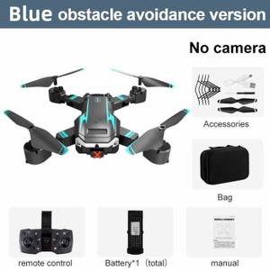 DRONE Pas de caméra-bleu-Drone Q6 avec caméra HD, 8K, 6K