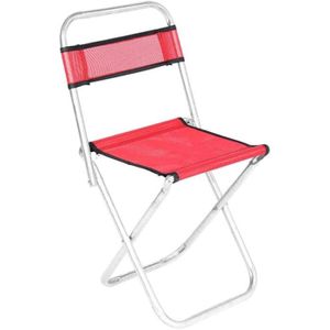 CHAISE DE CAMPING Chaise de camping pliante - Y334 - Rouge - Adulte - Mixte