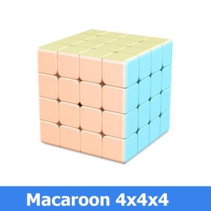 PUZZLE Macaron 4x4x4 - Cube De Vitesse Magique 4x4, Sans 