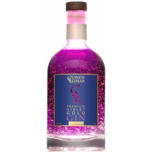 GIN Gin Liqueur Violet Premium - Feuille d'or 23K - Mû