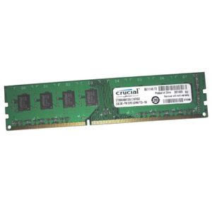 MÉMOIRE RAM 2Go RAM DDR3 PC3-10600U Crucial CT25664BA1339.C16F