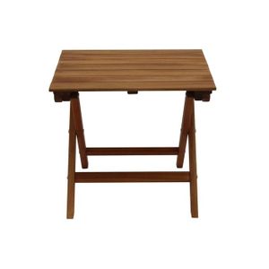 TABLE BASSE JARDIN  Miliboo - Table basse de jardin pliante en bois ma