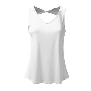T-SHIRT T-Shirt Femme Sexy backless sans manches XXXXL T-shirt uni Casual Tee Shirt Femme,Blanc