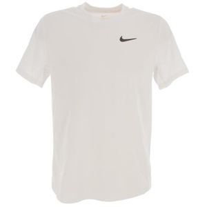 MAILLOT DE RUNNING Tee-shirt homme Nike - Blanc - DRI-FIT - Multispor
