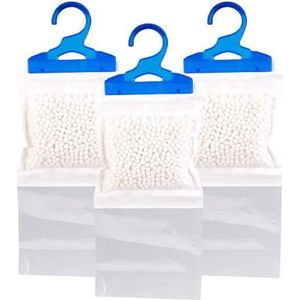 DÉSHUMIDIFICATEUR Pack d'absorbeurs d'humidité à suspendre spécial vêtements (x3)