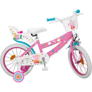 VÉLO ENFANT Vélo enfant - Toimsa - Peppa Pig - 16 pouces - Fille - Frein à tambour - Rose