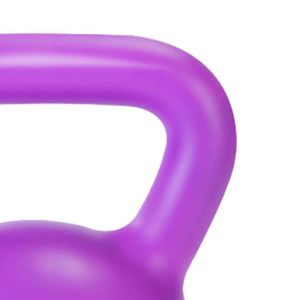 HALTÈRE - POIDS VGEBY Kettlebell de fitness Poids Kettlebell PE pour hommes et femmes, pour exercices de musculation, sport poids Violet 10LB