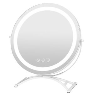 Chende Miroir Hollywood 80X60cm, Grand Miroir Maquillage Lumineux avec 14  LEDs, Miroir pour Coiffeuse Professionnel : : Cuisine et Maison