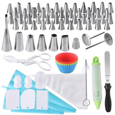 Lot De 4 Douilles à Pâtisserie Extra Larges En Acier Inoxydable - Embouts Professionnels Pour Décoration Gâteaux