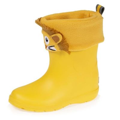 Bottes de pluie avec col imperméable imprimé voiliers pour bébé garçon