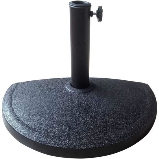 Base de Parasol - Support de Parasol à roulettes avec poignée granit gris 29 kg carrée - Gamm vert Base de Parasol - Support de Parasol à roulettes avec poignée granit gris 29 kg carrée - Gamm vert