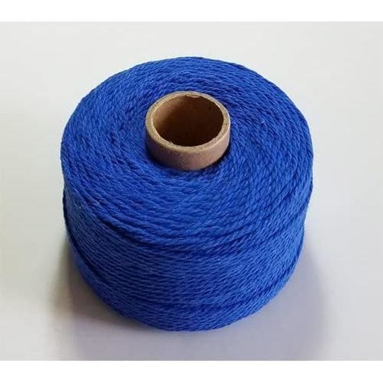 Fil De Coton Pour Crochet 100 Yard / 2mm Corde De Coton Coloru00e9 Artisanat Cordon Faisant Tricoter La Corde Pour Emballage Cadeau Artisanat (Rouge Bleu & Blanc Fil Rouge Et Blanc