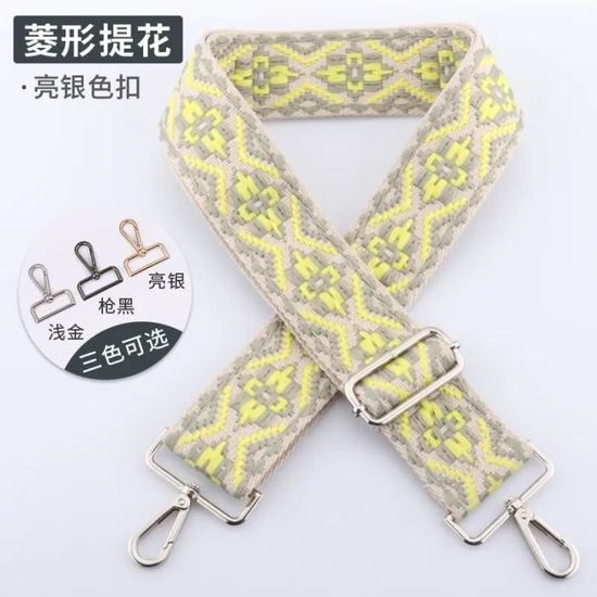 SAFIGLE Sangles De Sac à Main De Style Bohème En Tissu Pour Sac à Main