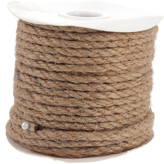 Corde En Jute Naturel - 400m Pour DIY, Jardin & Déco (16 Couleurs)