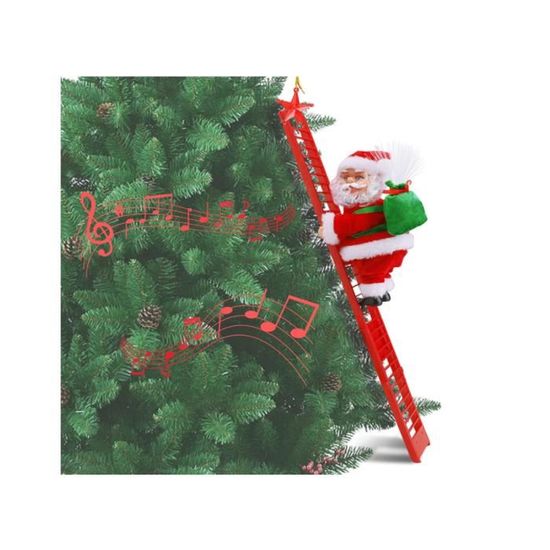 Jouet électrique Père Noël Escalier Musical LED - Échelle D'escalade Pour Bébé - Cadeau Noël Nouvel An - 6