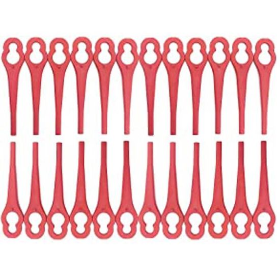 100 Lames De Débroussailleuse En Plastique 85 Mm - Pour Tondeuse Sans Fil Einhell Et Autres - Lot économique