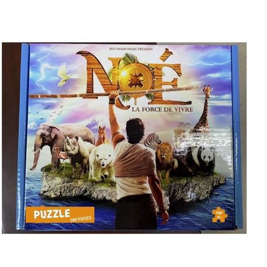 Puzzle en bois - GOKI - Arche de Noé - 96 pièces - Animaux - Enfant 5