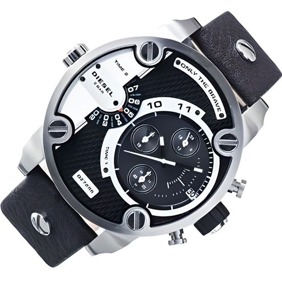 DIESEL Montre Chronographe Quartz Homme Noir Achat vente