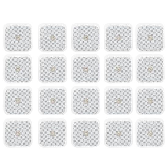 20 électrodes Auto-adhésives TENS 3,5 Mm, Connexion Par Goujon, Réutilisables, Pour Soulagement De La Douleur, Fabriquées En Chine