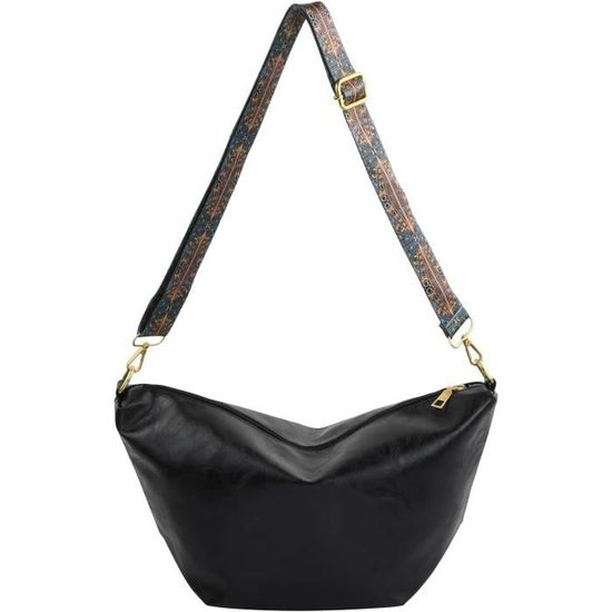 Sac à épaule Femme Sunshine, Petit Modèle Noir, 9x8.5 Pouces, Neuf Sans étiquette