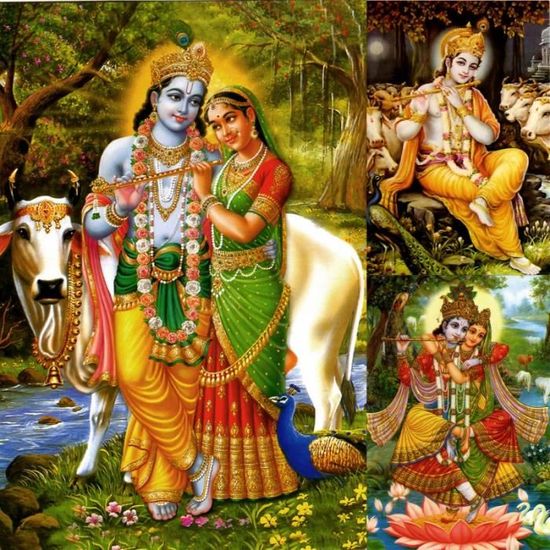 Cartes Postales Krishna Radha Achat Vente Carte Postale Cartes Postales Krishna Radha Cdiscount