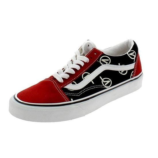 Vans old skool rouge bordeaux store homme