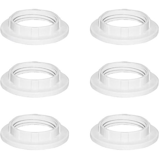 Lot De 6 Bagues D'adaptation Pour Abat-jour E27 Vers E14, 42