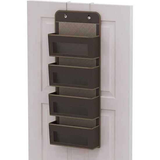 Range-chaussures Suspendu 28 Poches – Pour Porte, Gain De Place, En Maille Respirante, 4 Crochets Renforcés