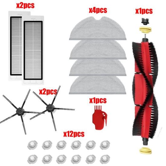 ACCESSOIRES DE ROBOT DE NETTOYAGE,Package VAccessoires pour