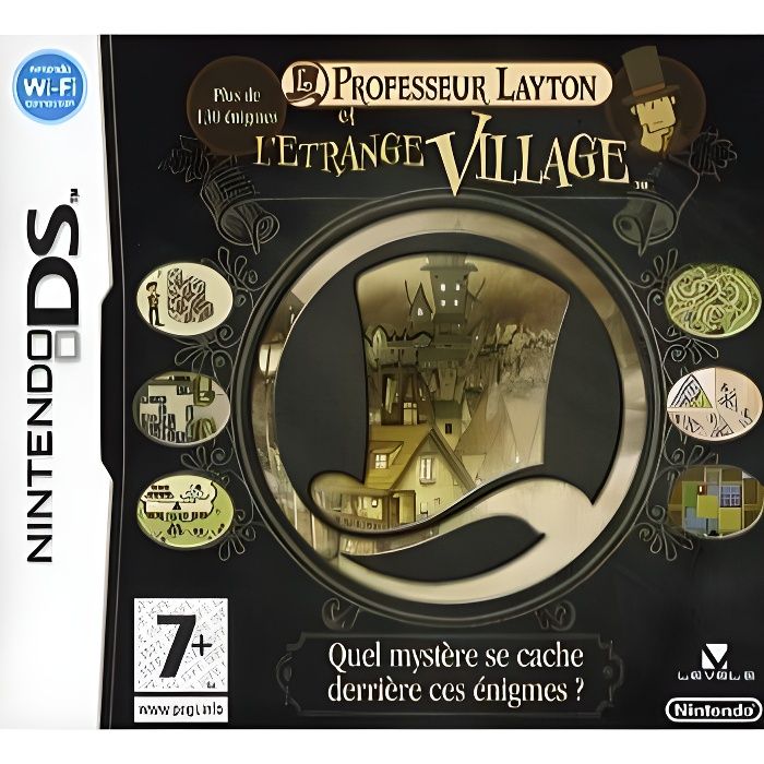 Professeur Layton Et 'étrange Village Nintendo Ds - vue 2