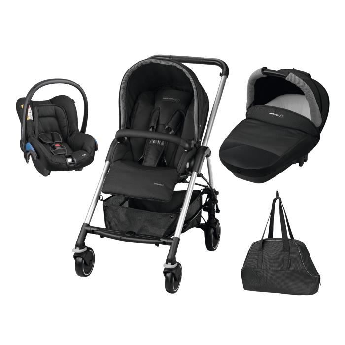 BEBE CONFORT Poussette Combinee Trio Streety Next Black Raven 2016 Cdiscount Puericulture Eveil bebe