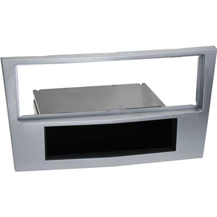 Adaptateur de façade 1-DIN avec vide poche Opel -new- chrome mat
