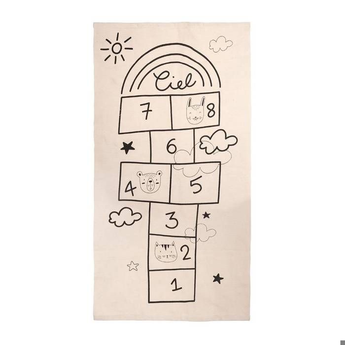 Tapis enfant marelle mixte Atmosphera