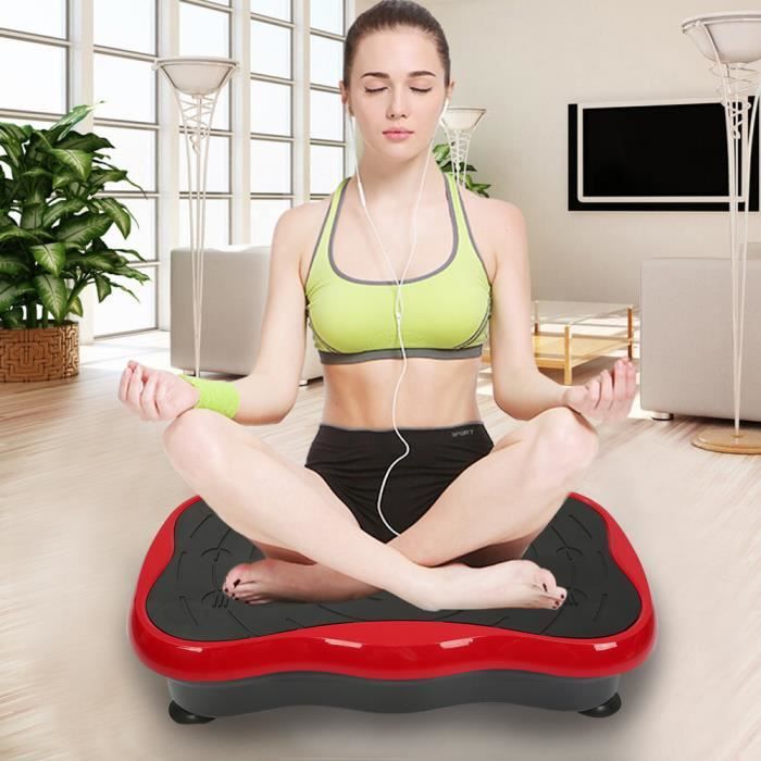 Plateforme Vibrante Fitness Physique d'exercice Complet de Corps - Bluetooth LCD USB - Idéal pour Fitness et Perte de Poids Rapide